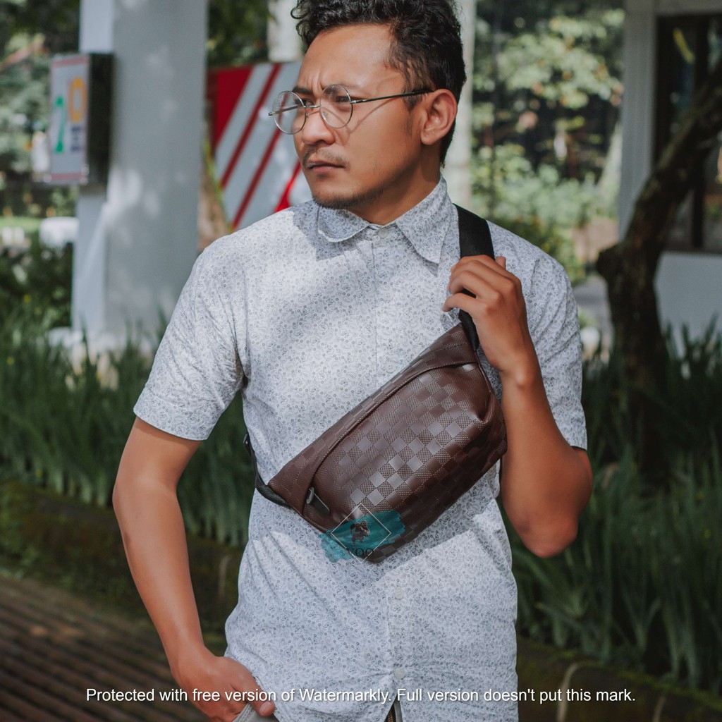 Tas Bahu Keren Dan Multifungsi ROME Waistbag Pria Dan Wanita