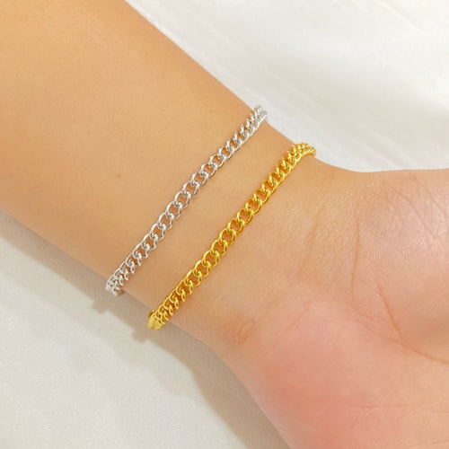 Gelang Rantai Titanium Anti Karat Terbaru