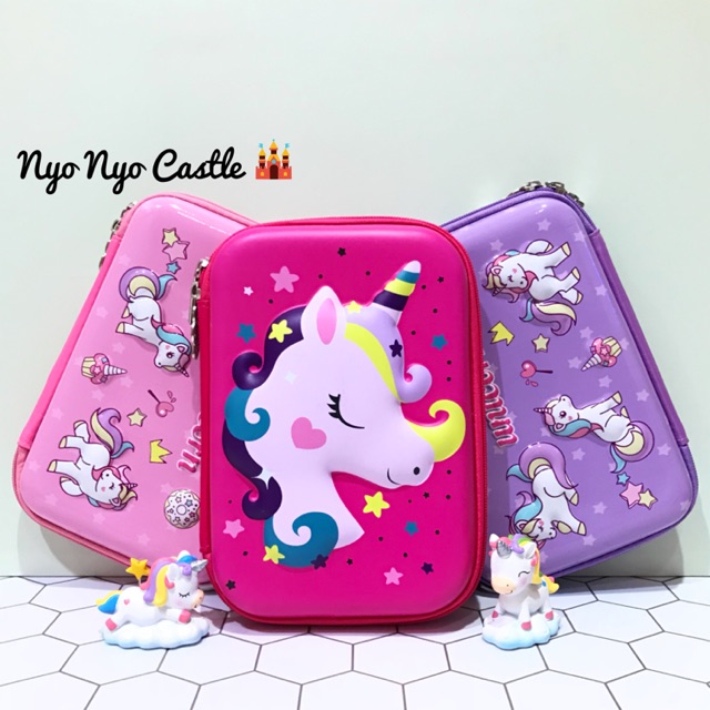 

Tempat Pensil Anak Organizer Hardcase 3D Girls Edition Magical Unicorn