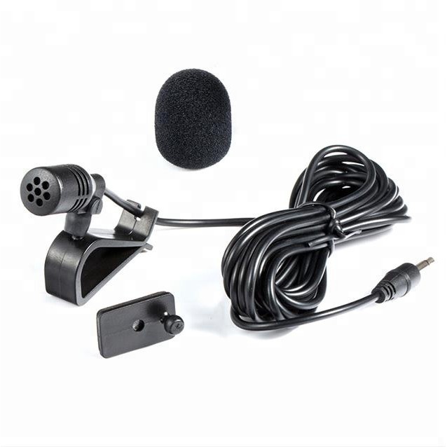 Microphone With Clip On 3.5mm Mic External Smartphone Laptop PC Pengeras Suara Shooting Vlogger-7