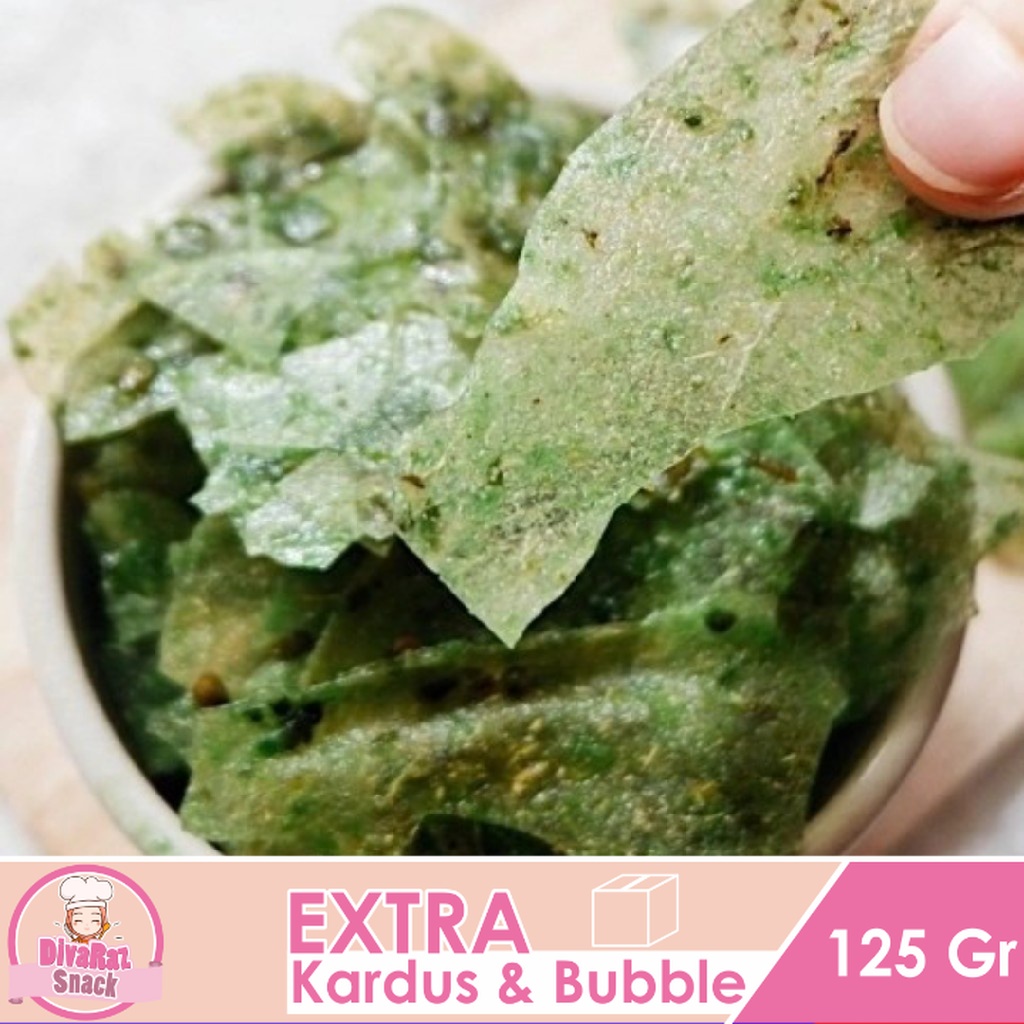 

Jajanan Keripik Kaca Cabe Ijo 125gram / Keripik Kaca Asli Daerah - Divaraz Snack cemilan camilan