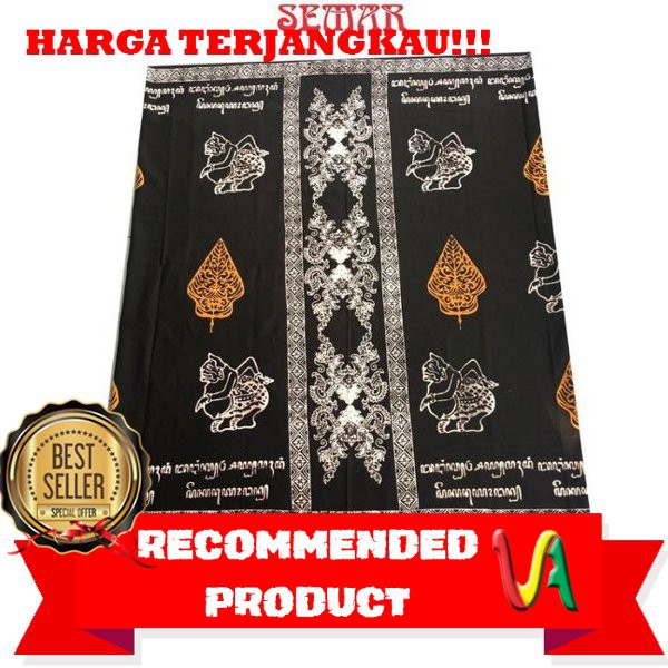 SARUNG BATIK ARJUNA SARUNG WAYANG AKSARA JAWA