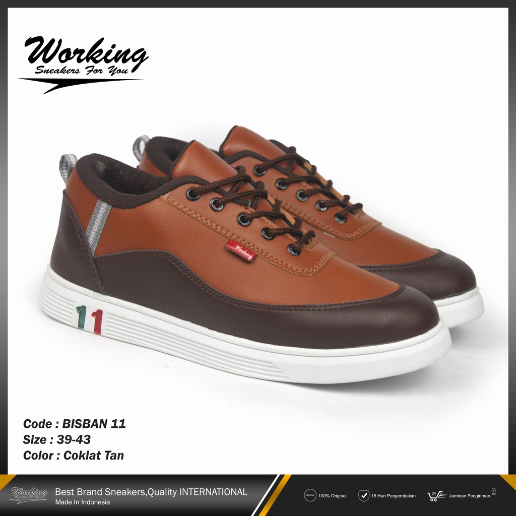 Working Sneakers For You Sepatu Kasual Bisban 11 Original