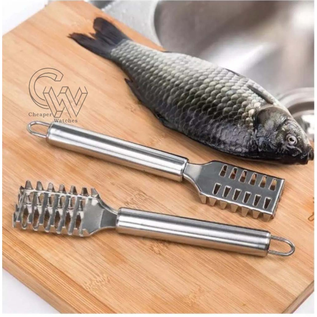 Cheaper-Alat Pembersih Pengupas Sisik Ikan Pembuang Sisik Stainless Steel Anti Karat Termurah