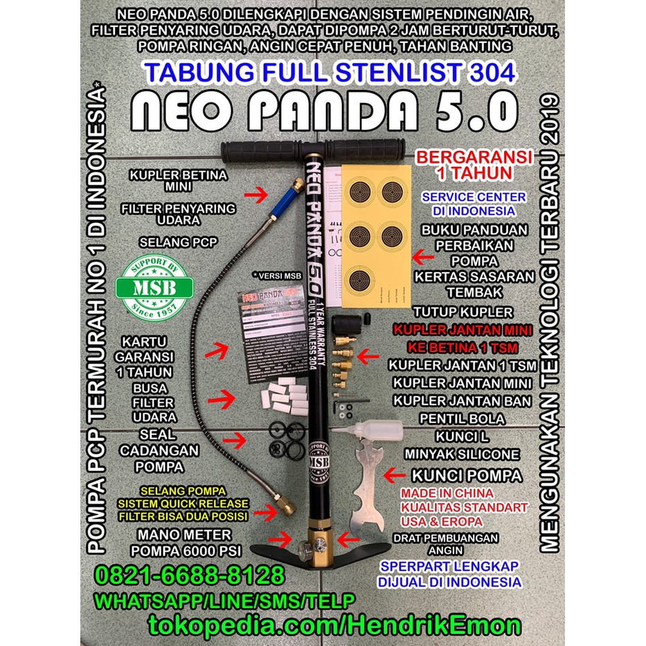 >> Neo Panda Garansi 6 Bulan Pompa Pcp Gejluk Filter Udara Promo 