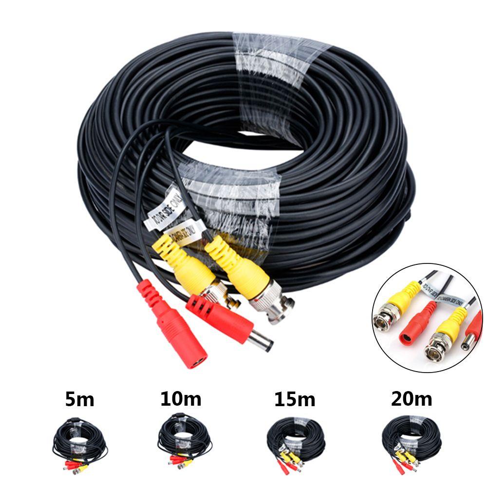 Populer Kabel BNC Security Pengintai Kamera CCTV 5-20m Kabel Video