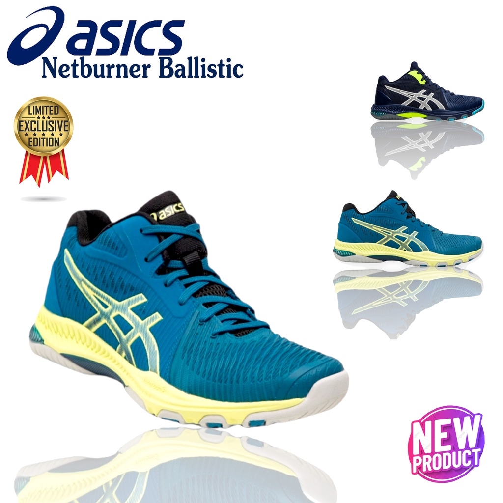 Sepatu Olahraga Volly Asl'c Netburner FF Sepatu Voly Pria Wanita Termurah Sepatu Running Sport Pria 