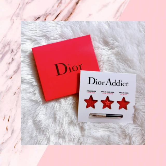 [ORIGINAL] Dior Addict Stellar Shine 976 Be Dior Sample Lipstick Set