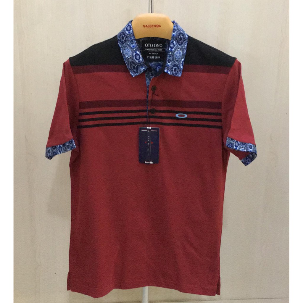 Kaos Polo Oto Ono / Baju Kerja Pria Hassenda Ori