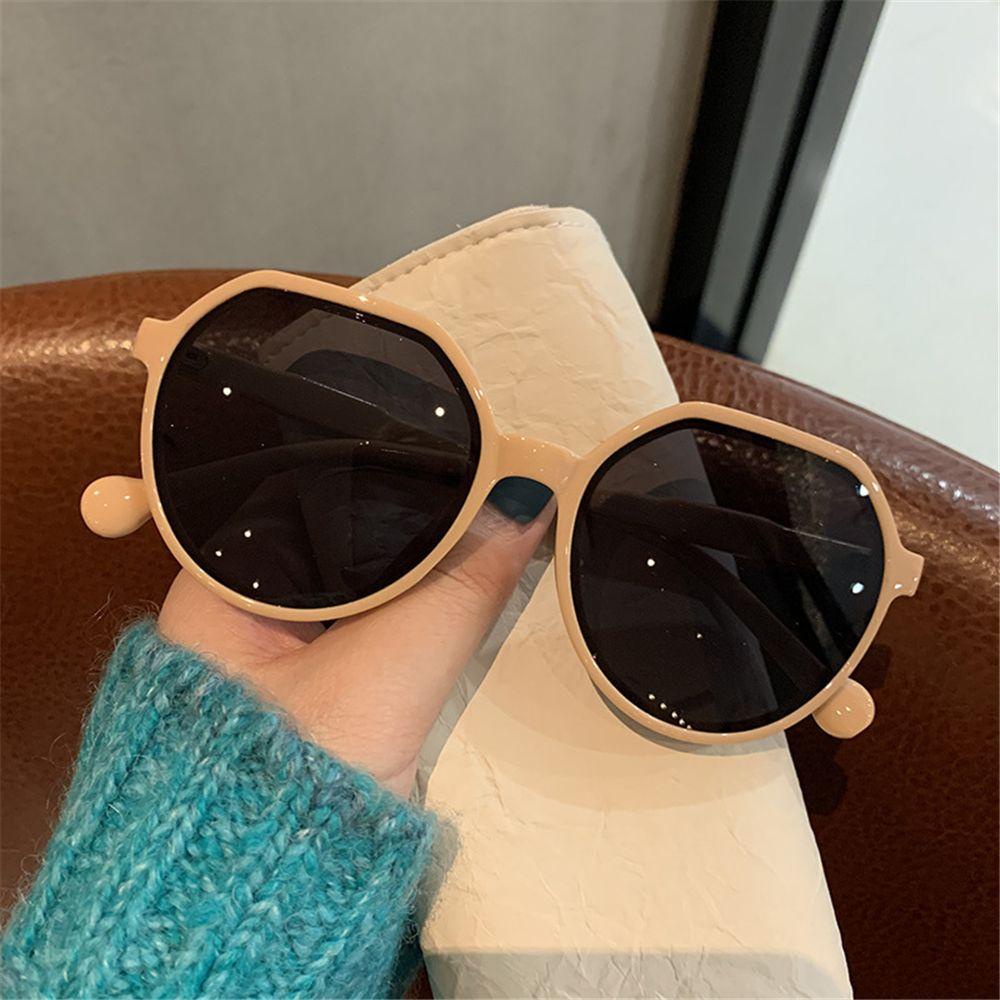 Chookyy Kacamata Hitam Untuk Wanita Pria Ins Trend Designer Round Sun Glasses