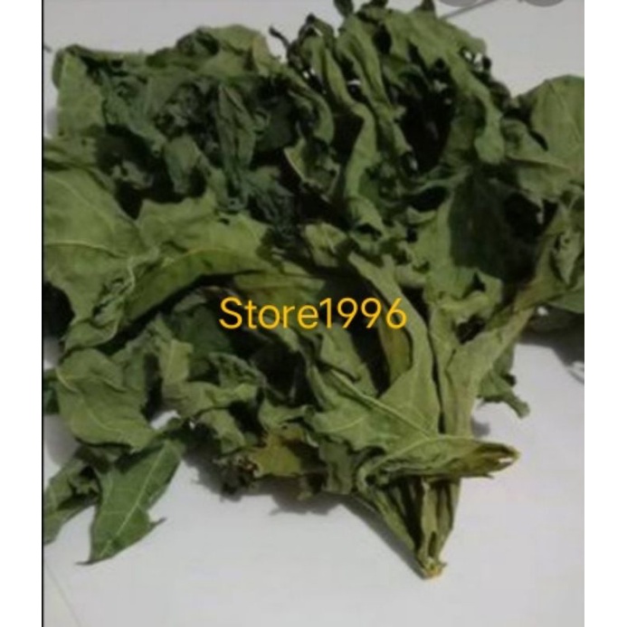 Daun pepaya ungu pepaya Wulung kering kering 250 gram