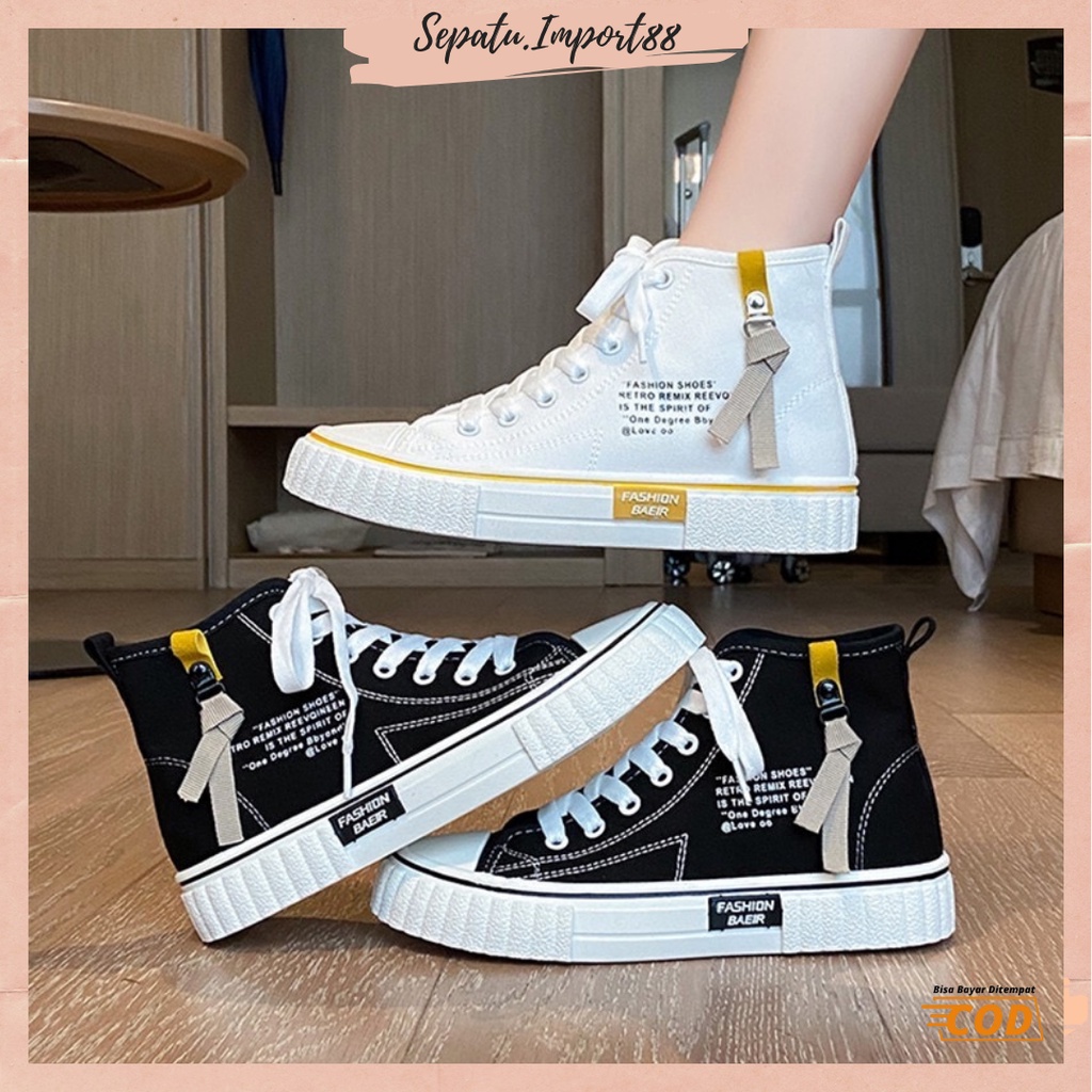 Sepatu Import Sepatu Sneakers Wanita Casual Wear ala Import Shoes Sneakers Keren SP-098