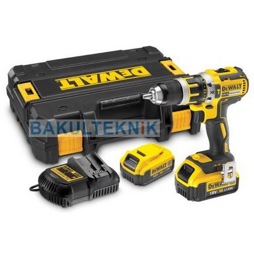 Dewalt DCD796D2 Cordless Brushless Hammer Drill 18V Bor Tembok
