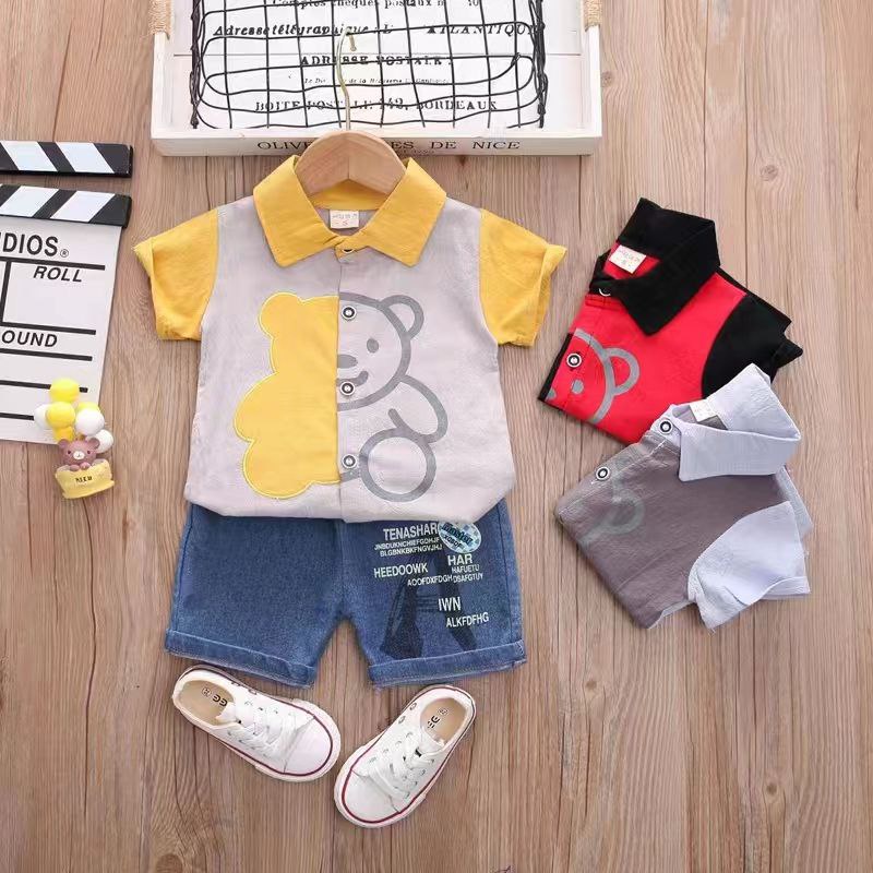 SETELAN KEMEJA IMPORT YIH TZ - PANDA BESAR