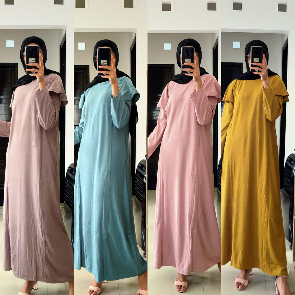 COD Gamis diana denim/Busui friendly/TERLARIS