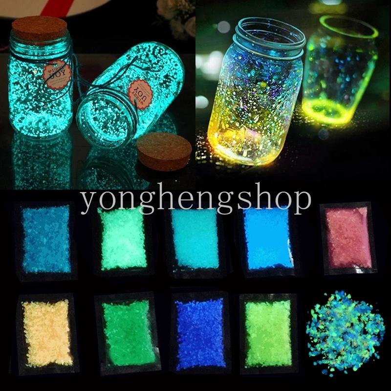 Ornamen Batu Kerikil Luminous Glow In The Dark Untuk Dekorasi Taman