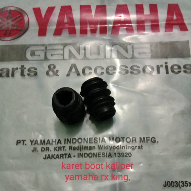 Karet boot kaliper yamaha rx king,