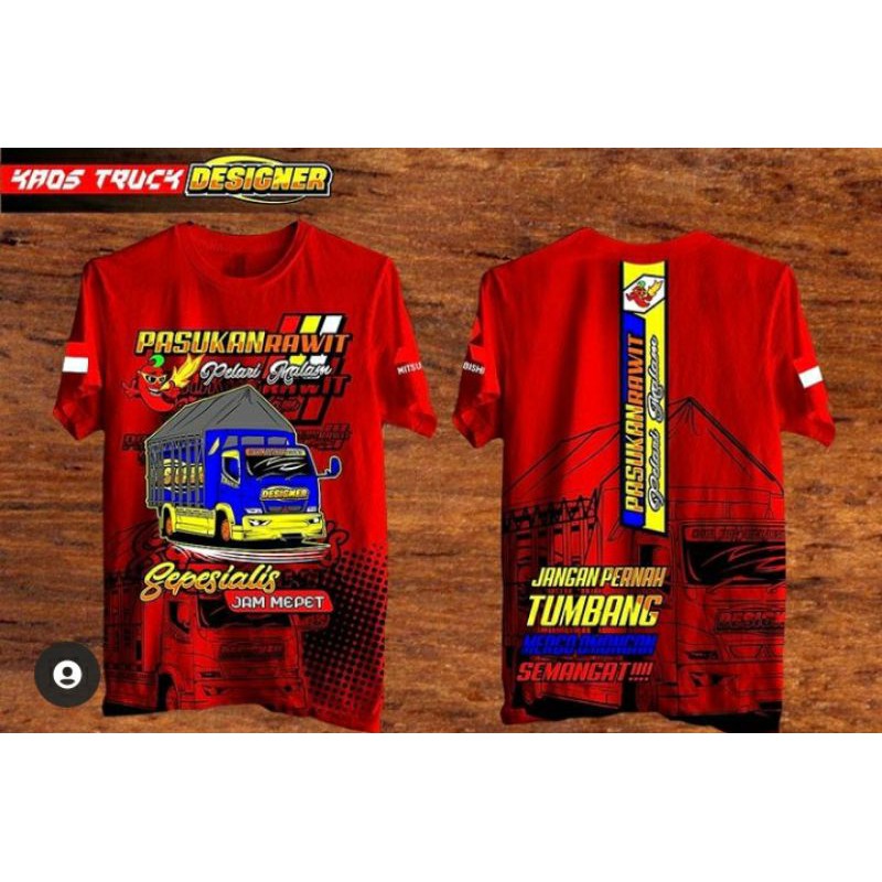kaos truck pasukan rawit