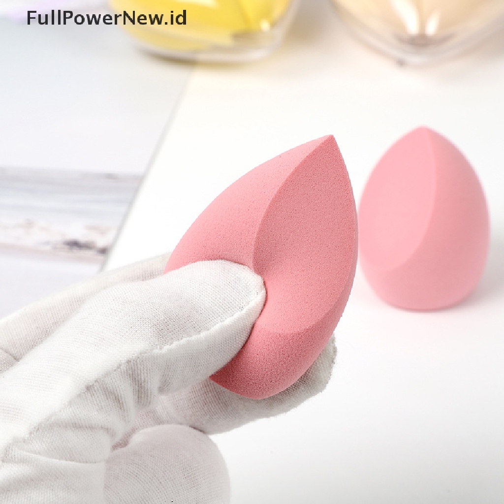 (Full) 2pcs / Set Spons Beauty Blender Bentuk Telur