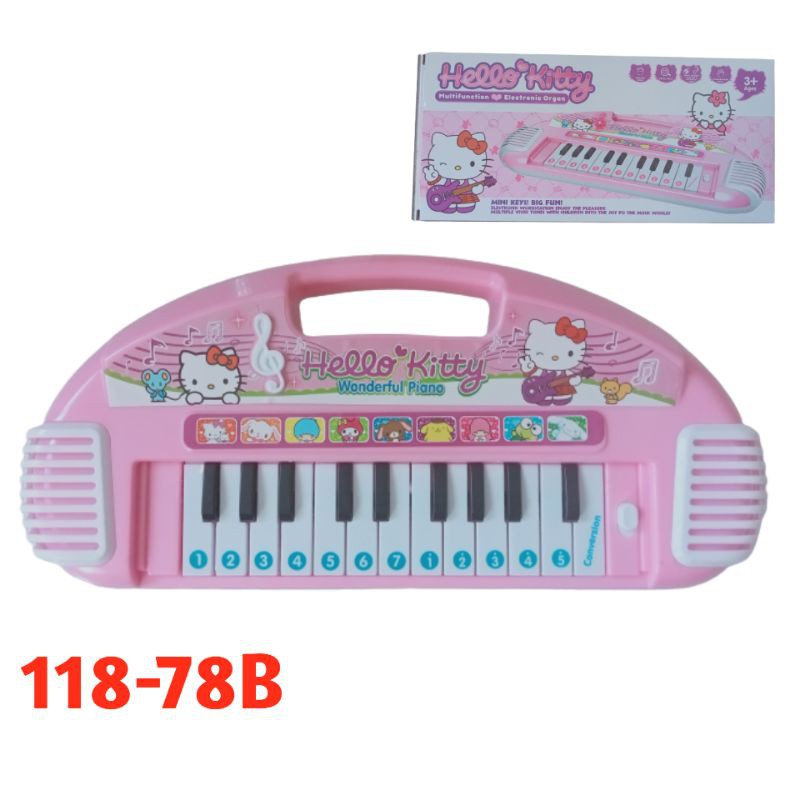 (FREE BATTERAI) Mainan anak piano alat musik