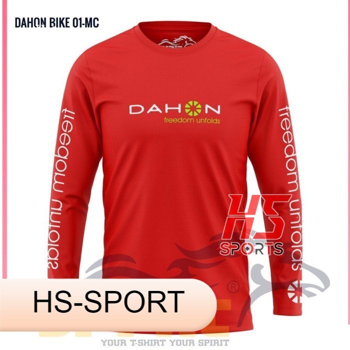 BAJU SEPEDA KAOS SEPEDA DAHON BIKE GOWES GUNUNG MTB THRILL PANJANG