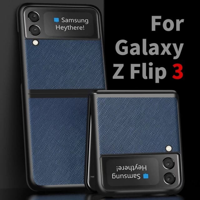 CASE SAMSUNG GALAXY Z FLIP 4 5G FLIP 3 PRADA SAFFIANO LEATHER COVER