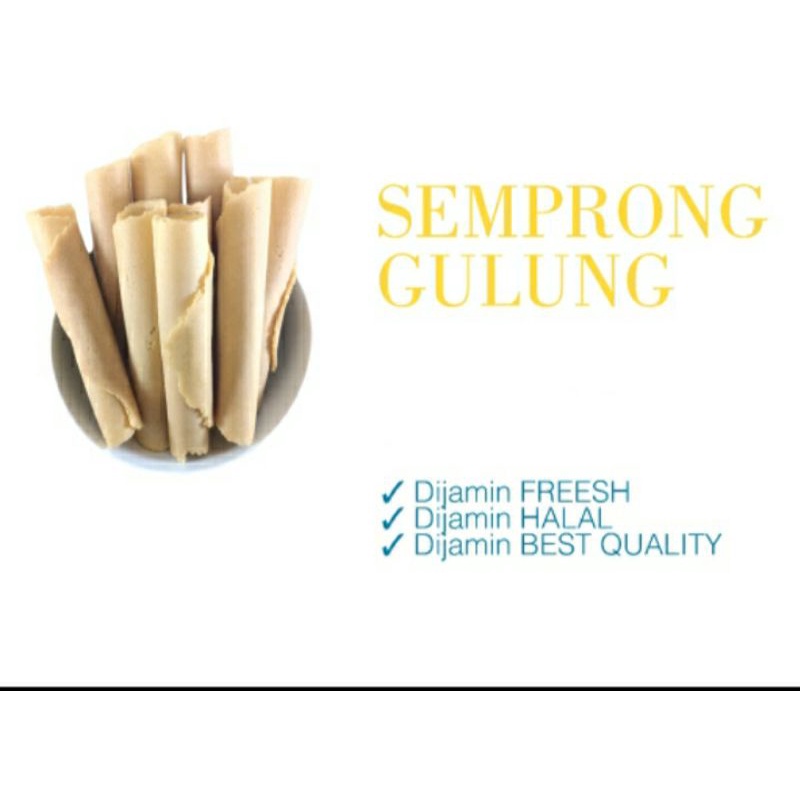 

Kue kering semprong gulung/Kue ruko egg roll