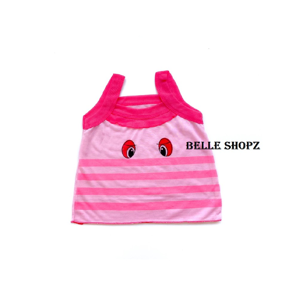 Singlet / Tanktop Anak Perempuan Karakter Lucu MATA / AYAM