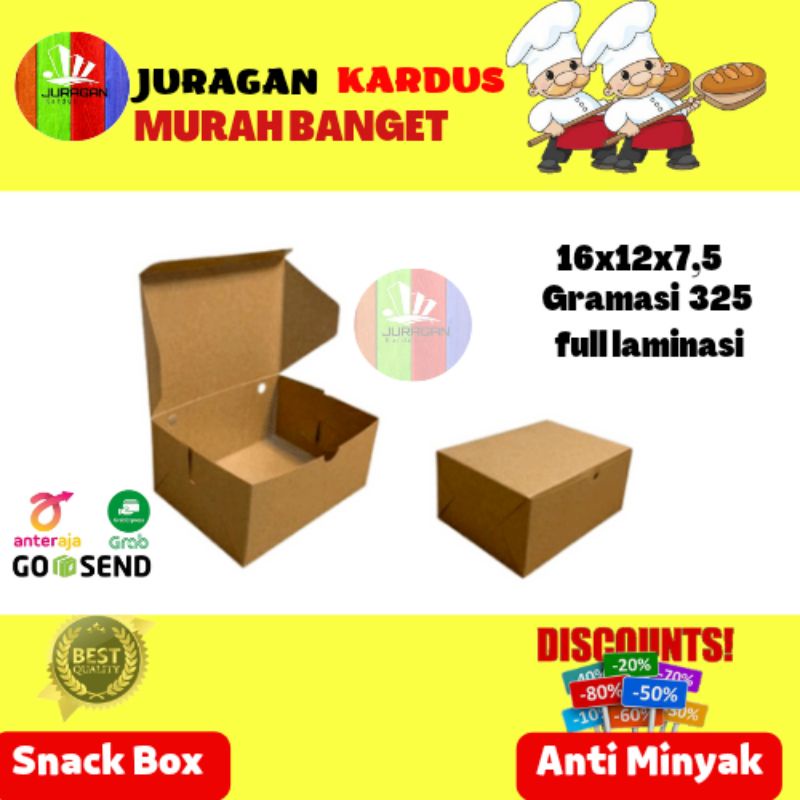 

DUS KUE / DUS KRAFT LAMINASI/DUS DONAT