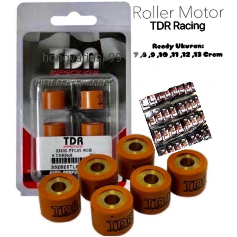 roller TDR racing original 7gram_12gram matic mio Beat nmax vario 110 Vario 125/150 PCX.original TDR