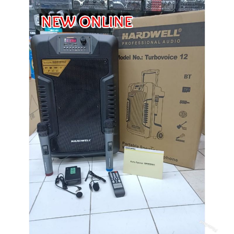 SPEAKER PORTABEL MEETING HARDWELL 12INC TURBOVOICE 12 ORIGINAL