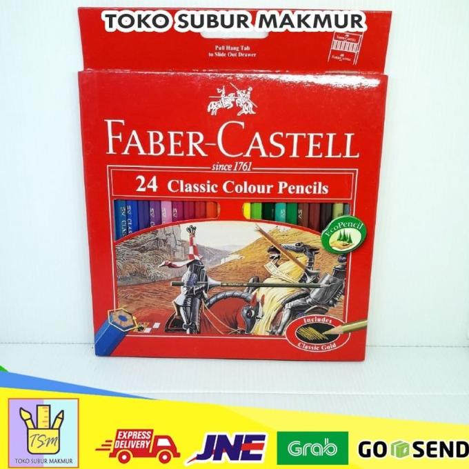 

Pensil Warna Gambar Faber Castell 12 24 Classic Watercolour Unik Lucu