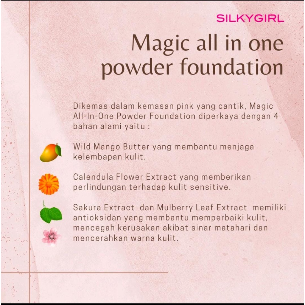 Silkygirl Magic All In One Powder Foundation