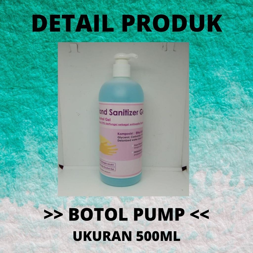 HAND SANITIZER GEL 500ML PUMP HANDSANITIZER HANSANITIZER SANITAIZER HAND SANITAZER HANDSANITAISER