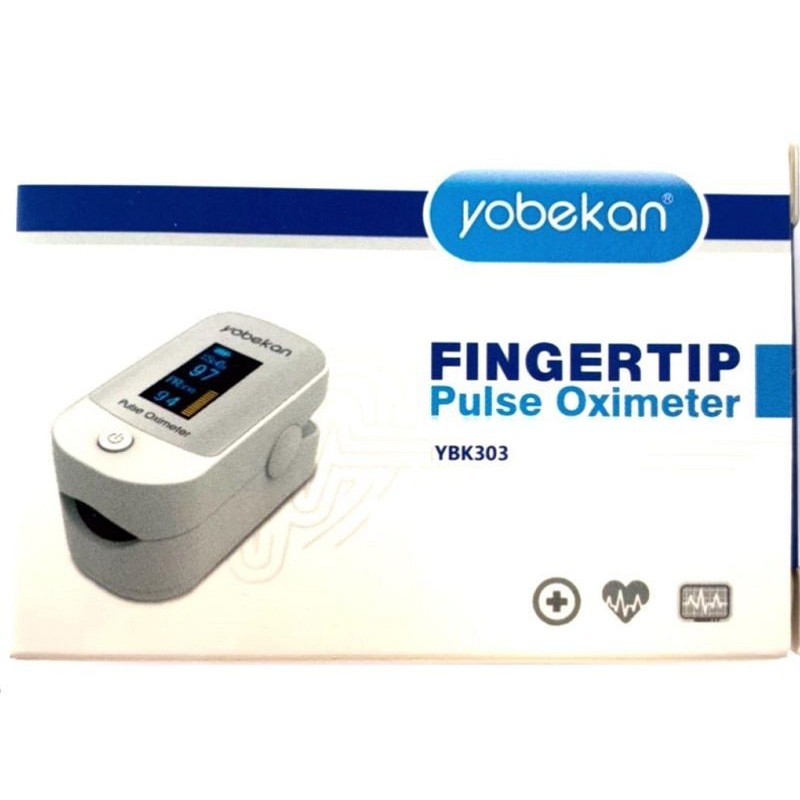 Yobekan Fingertip pulse oximeter alat ukur detak jantung dan oksigen