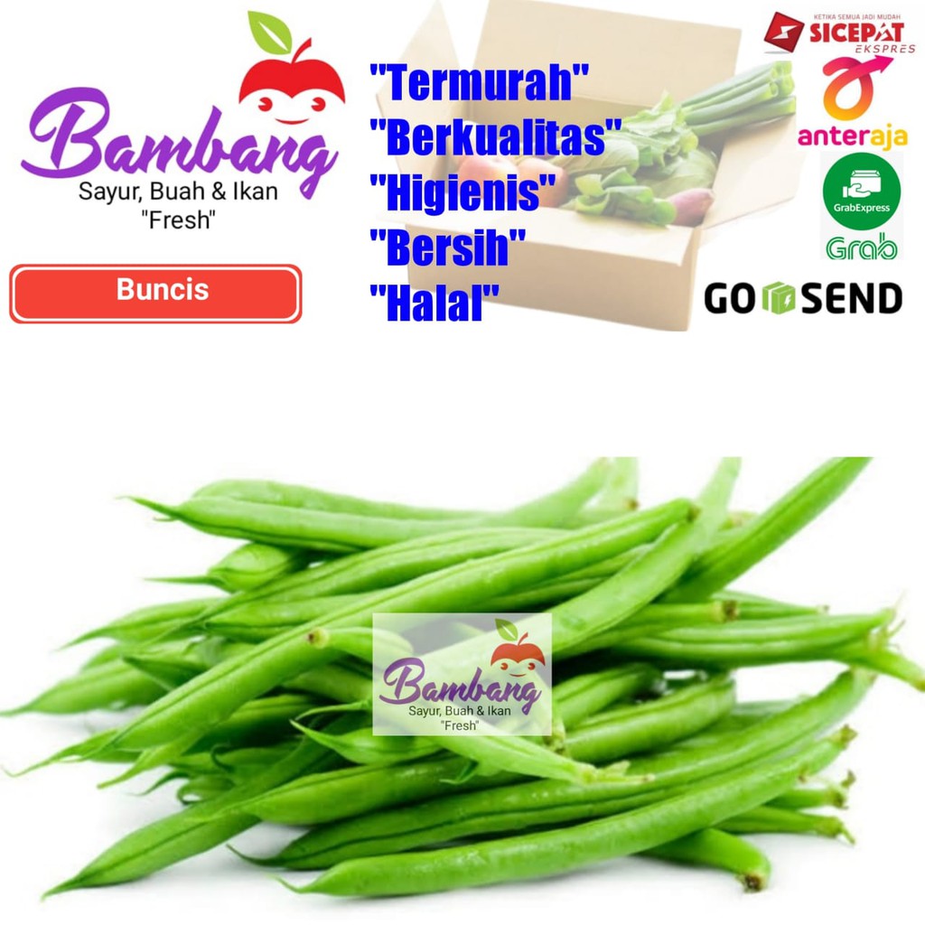 

buncis / sayuran buncis / buncis segar / buncis fresh 250 gram