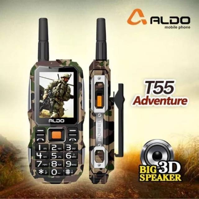 ALDO T55 army edition hp powerbank 10000mah Garansi Resmi aldo