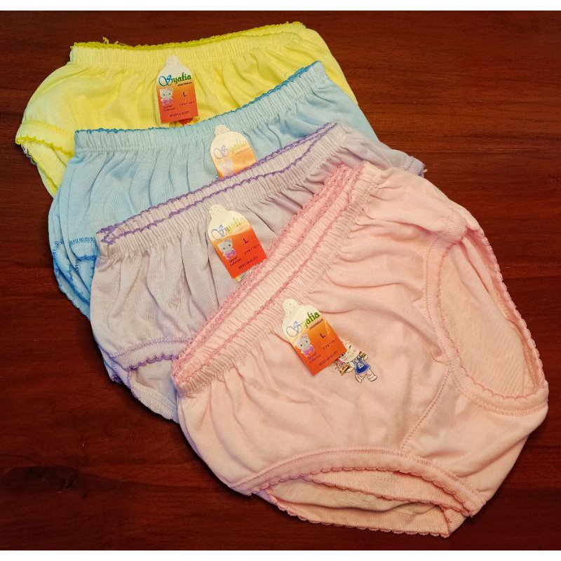 Celana Dalam Anak Perempuan CD Anak Cewek CD Anak Perempuan Celana Dalem Balita Sablon Polos  S M L XL Grosir