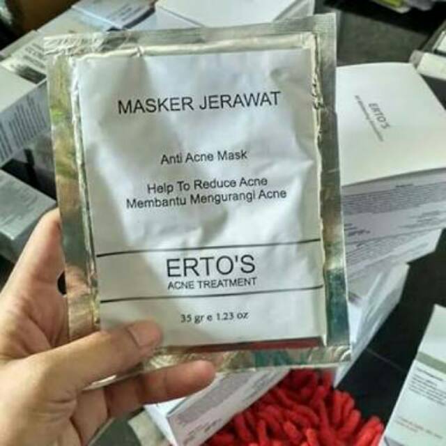 ERTOS MASKER JERAWAT - ERTO'S ACNE TREATMENT - ANTI ACNE MASK