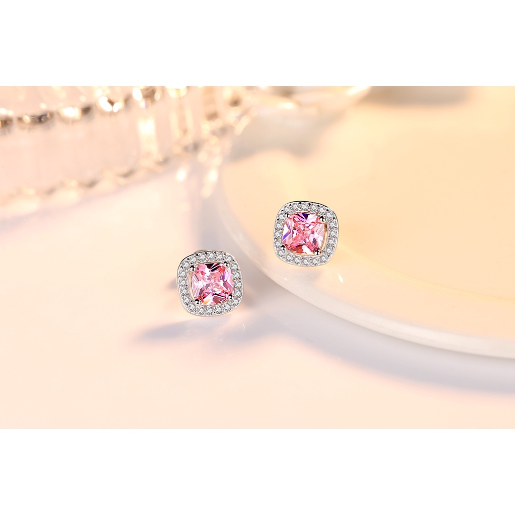 Anting Perak 925 Wanita Geometris Daisy Fashion Perhiasan/Subang Telinga anting perempuan