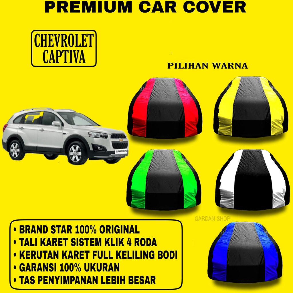 Body Cover CHEVROLET CAPTIVA Garis 2 WARNA Penutup Pelindung Penutup Bodi Chevrolet Captiva PREMIUM