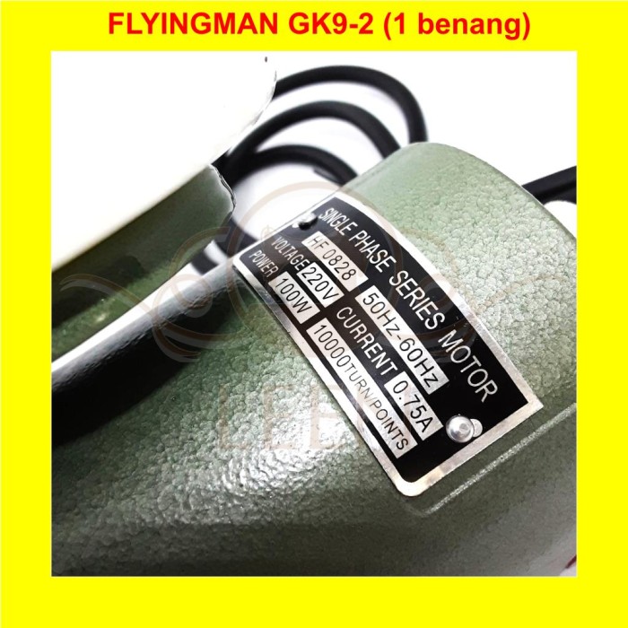 Mesin Jahit Karung Flyingman GK GK9-2 1 benang Portable Bag Closer LEEN