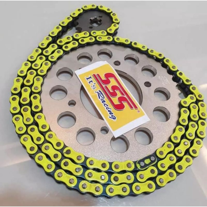 Gir Gear Set SSS 428 Rantai Warna KLX 150 DTRACKER 150 NEW OLD KLX S L G BF150