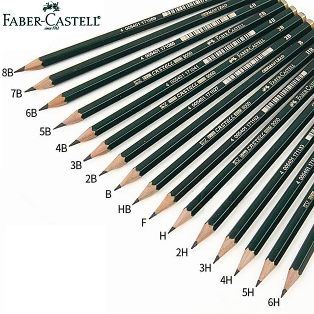 

pensil faber castell 9000 B 2B 3B 4B 5B 6B 7B 8B HB H 2H 3H 4H 5H 6H F