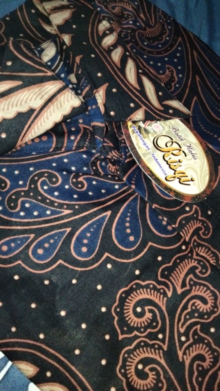 Kemeja Batik Pria Ppbtk07 Modern Lengan Panjang Casual Modis Trendy Masa Kini M L Xl Asli Pekalongan
