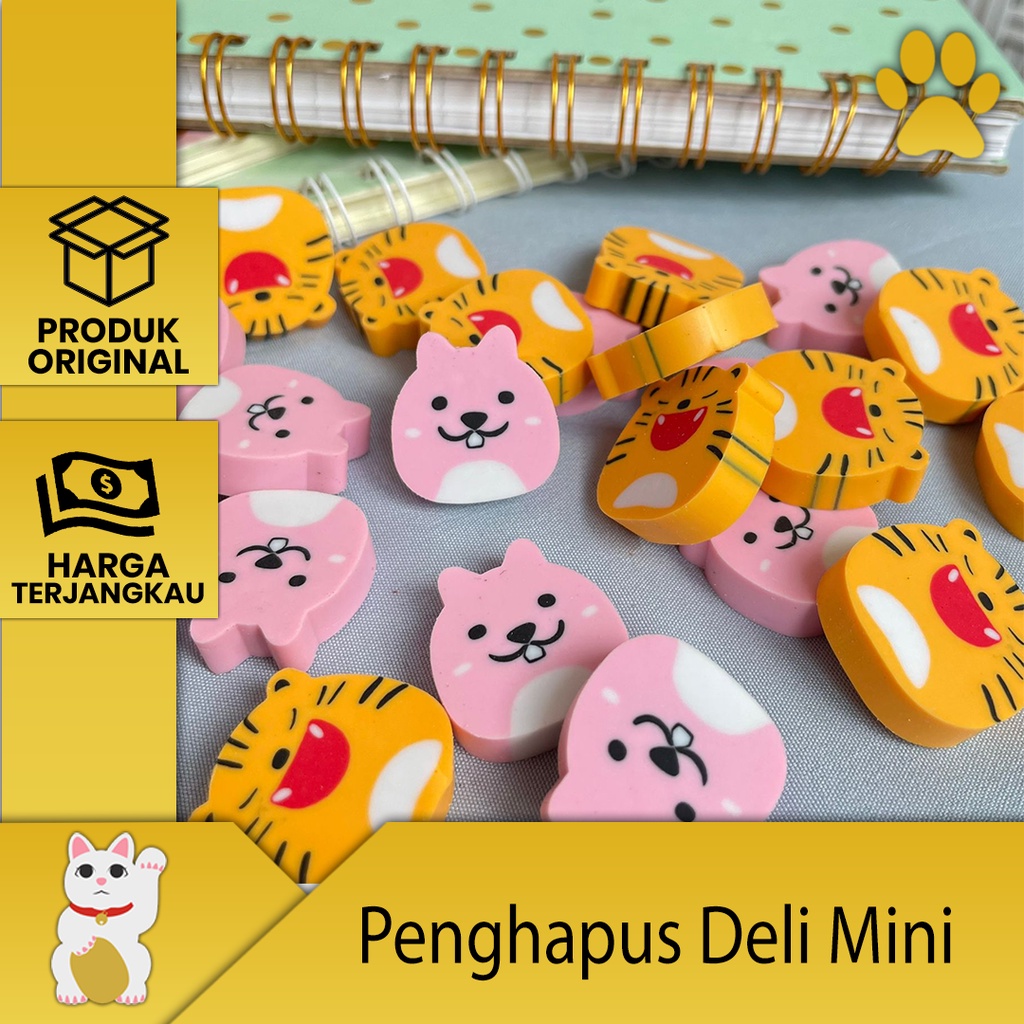 

[Luckyfortuna88] Penghapus Deli Mini Model Macan Eraser deli mini model Macan alat tulis kantor alat tulis sekolah lucu murah perlengkapan kantor