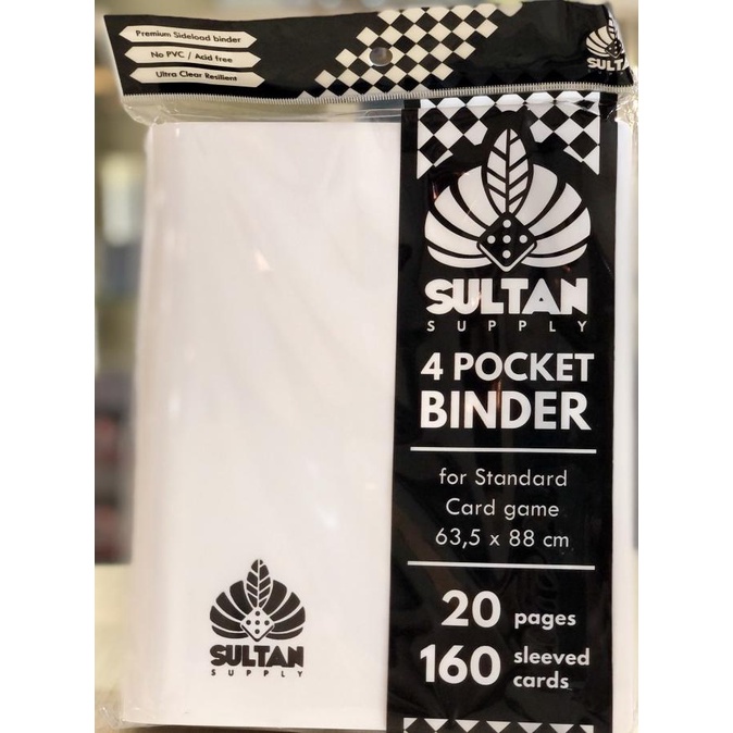 

Office & Stationery | Document Organizer | Sultan 4-Pocket Binder White | Best Seller