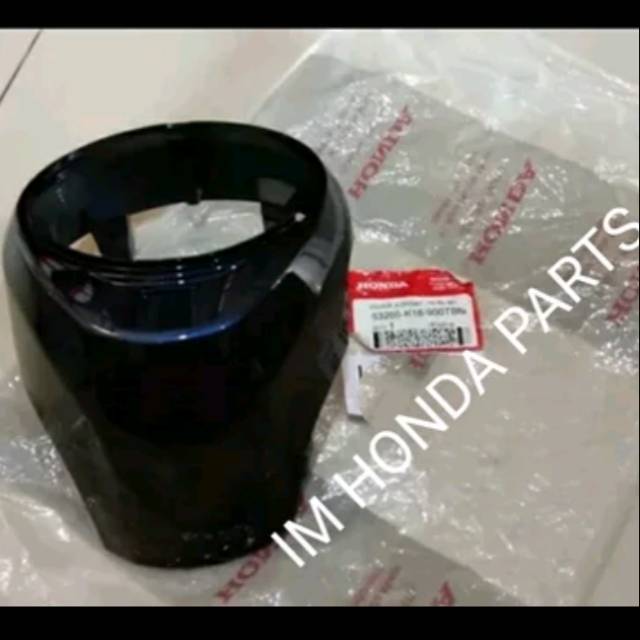 Cover batok spedometer Honda Scoopy fi biru Dongker original