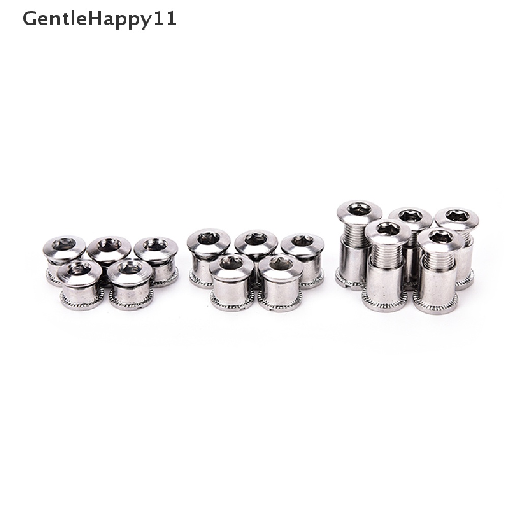 Gentlehappy 5pasang Baut Crankset Baut Engkol Baut Chainring Sepeda Mur Sekrup Engkol Sepeda