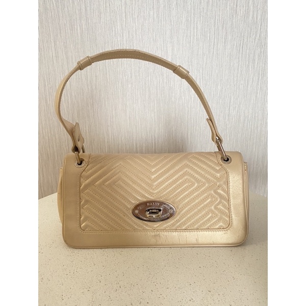 preloved BALLY authentic shoulder bag branded
